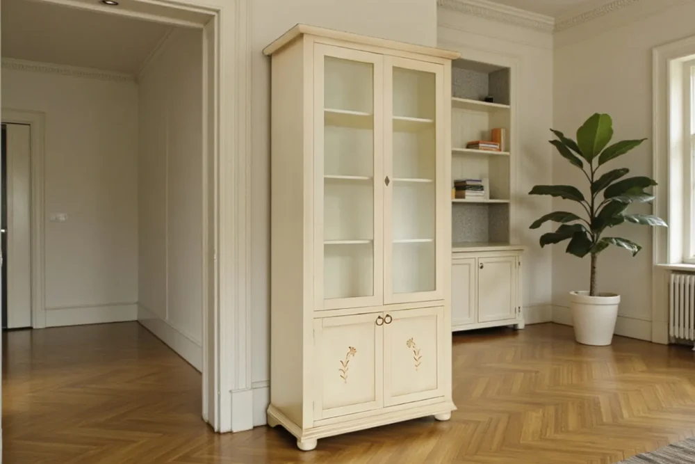 Vetrina 2 porte vetro 2 porte legno art.8030