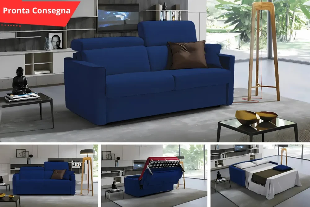 Divano letto matrimoniale Victor Pronta consegna