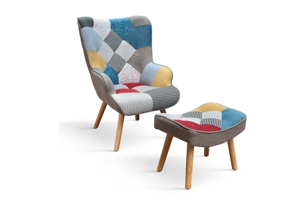 Poltrona Patch gr con poggiapiedi