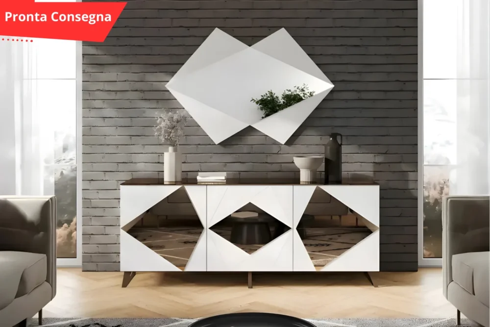 Madia Praga 180 + Specchiera Pronta consegna