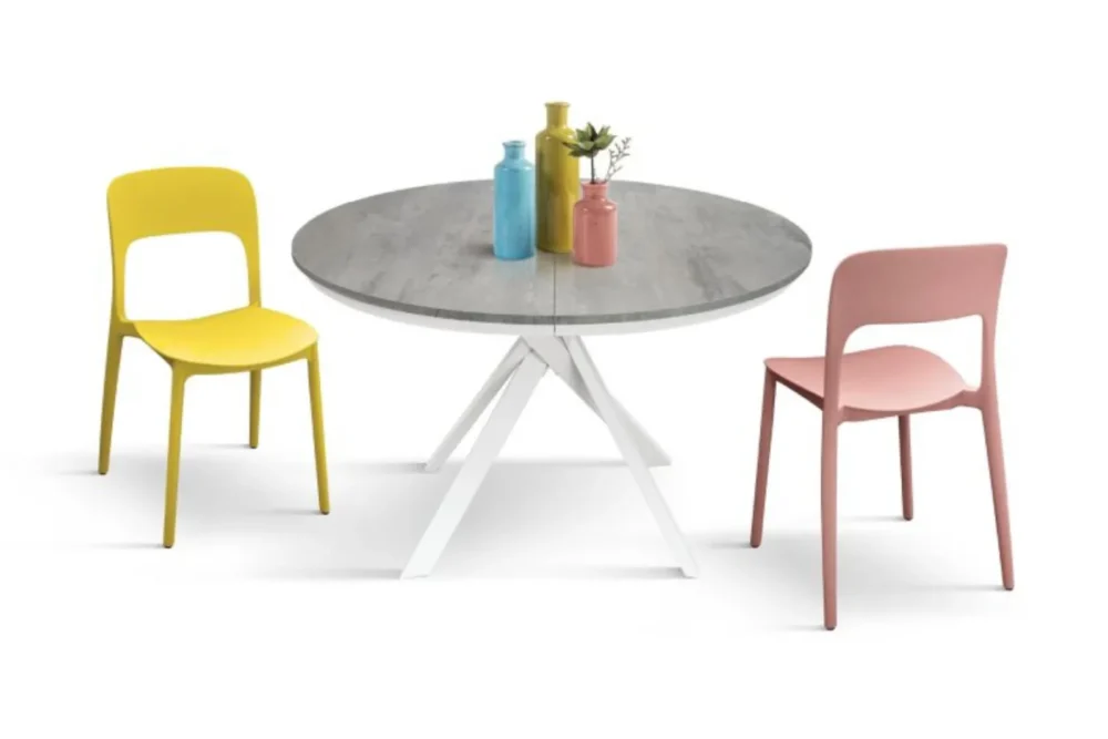 Tavolo allungabile Zoe rotondo da cm 120