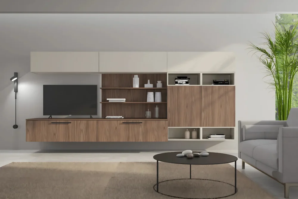 Parete Attrezzata Asia personalizzabile