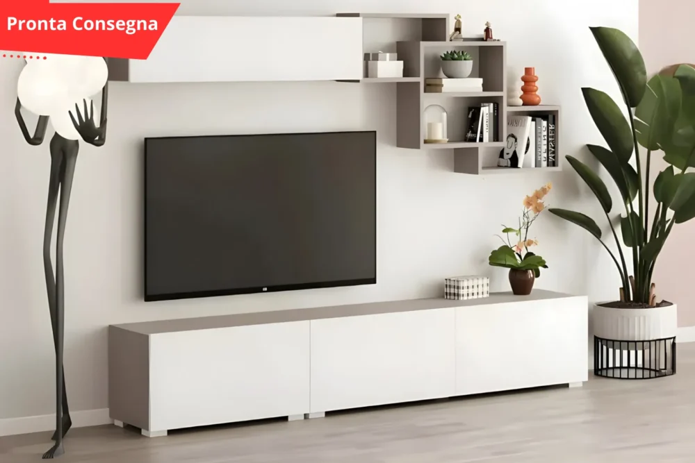 Parete Attrezzata Cloud cm 210