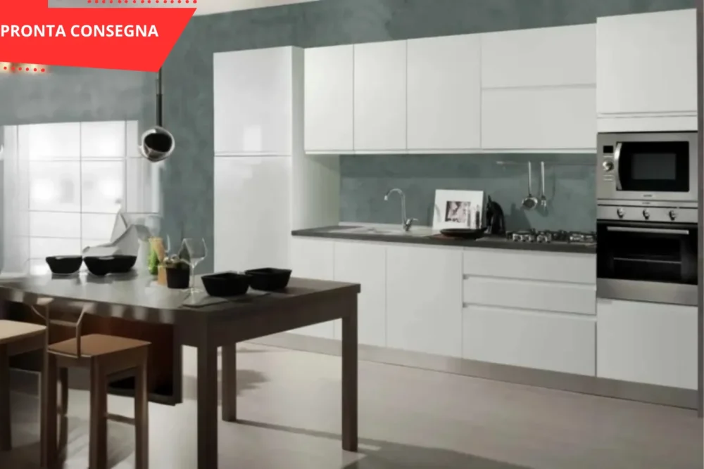 Cucina Carol 360 Bianco Lucido