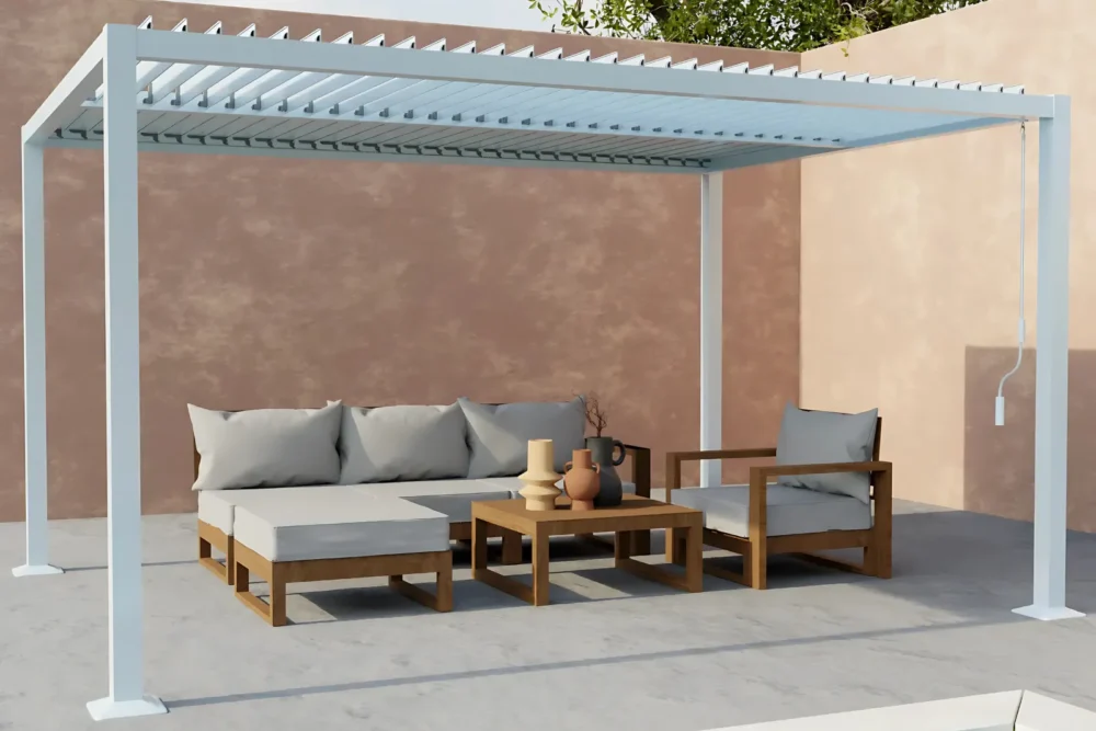 Pergola Tenerife 3x4 Bianco
