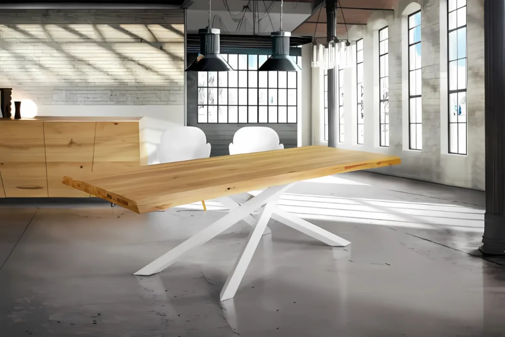 Tavolo Como 160x90cm Rovere Nodato