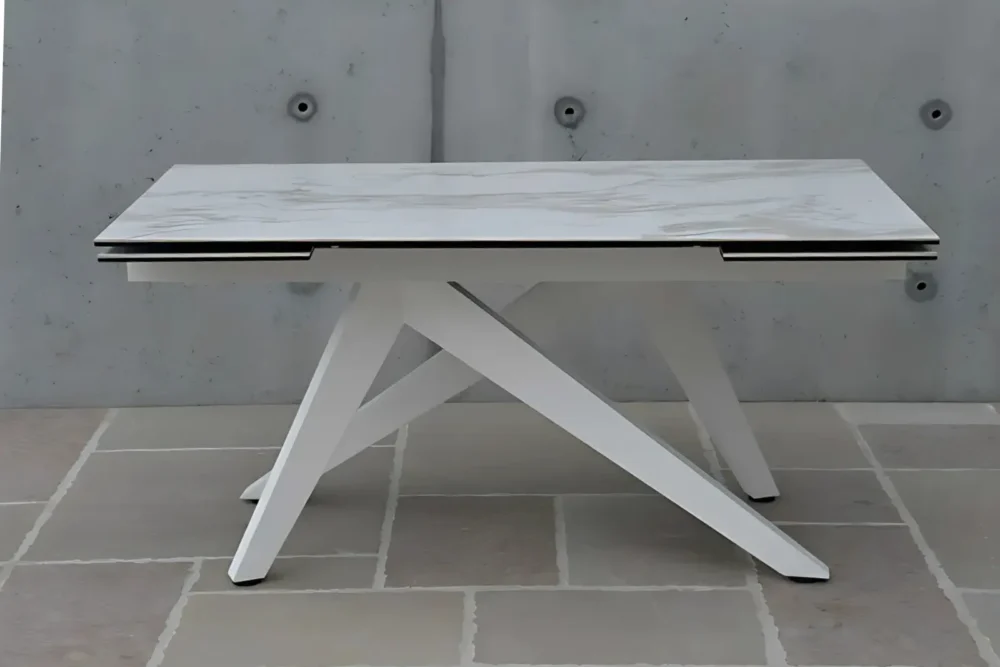 Tavolo allungabile 160x90xh.76 Sofia Vetro Ceramica