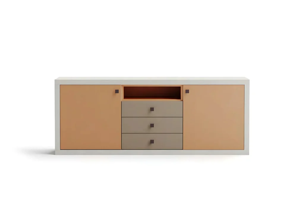 Madia Nobilitato Cenere Wood 190cm Personalizzabile