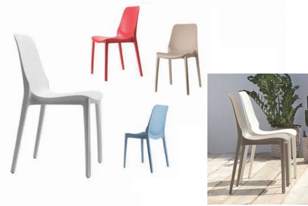 Sedie Modello Ginevra in tecnopolimero