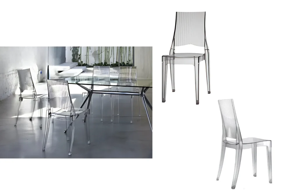 Sedie Modello Glenda in policarbonato