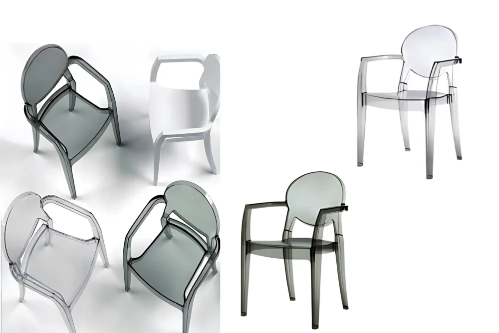 Sedie Modello Igloo con Braccioli in policarbonato