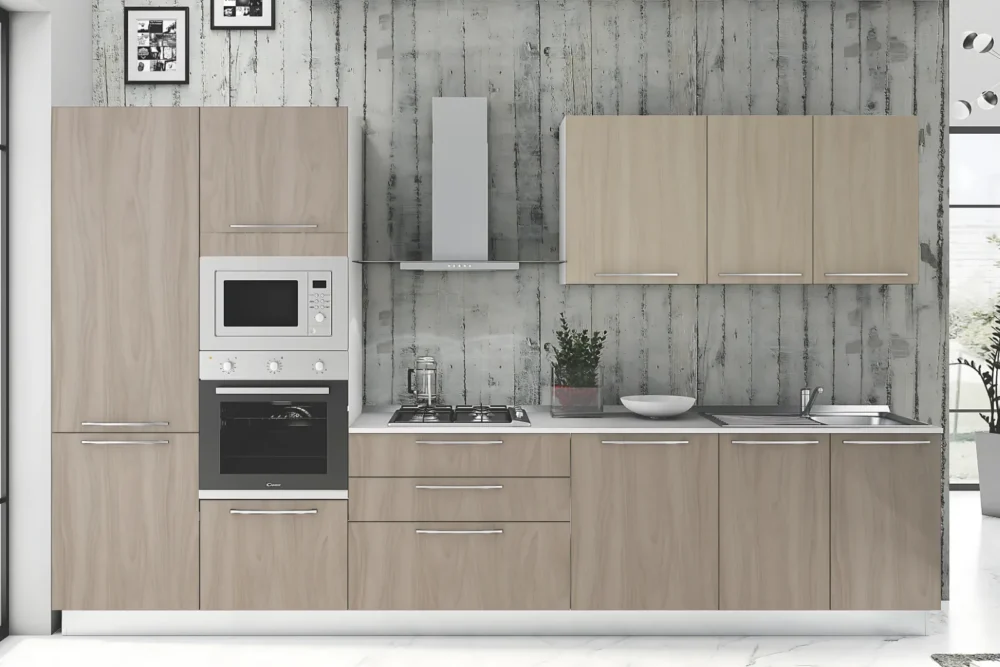 Cucina Maya Noce Grigio Personalizzabile