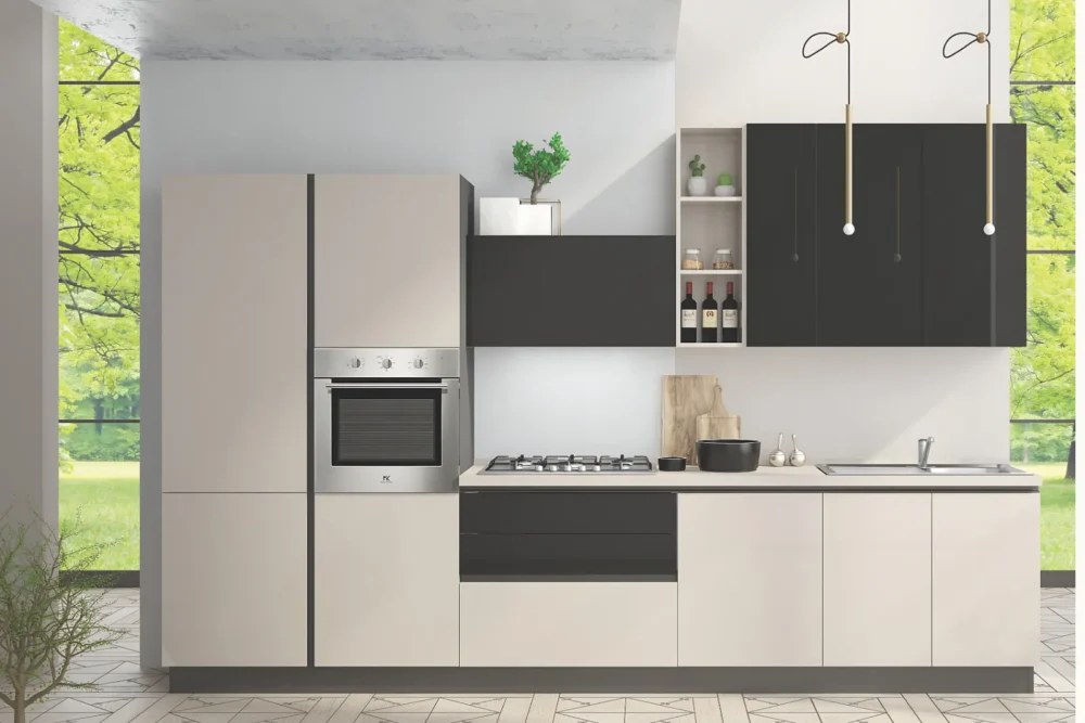 Cucina Time Tortora Lucido Personalizzabile