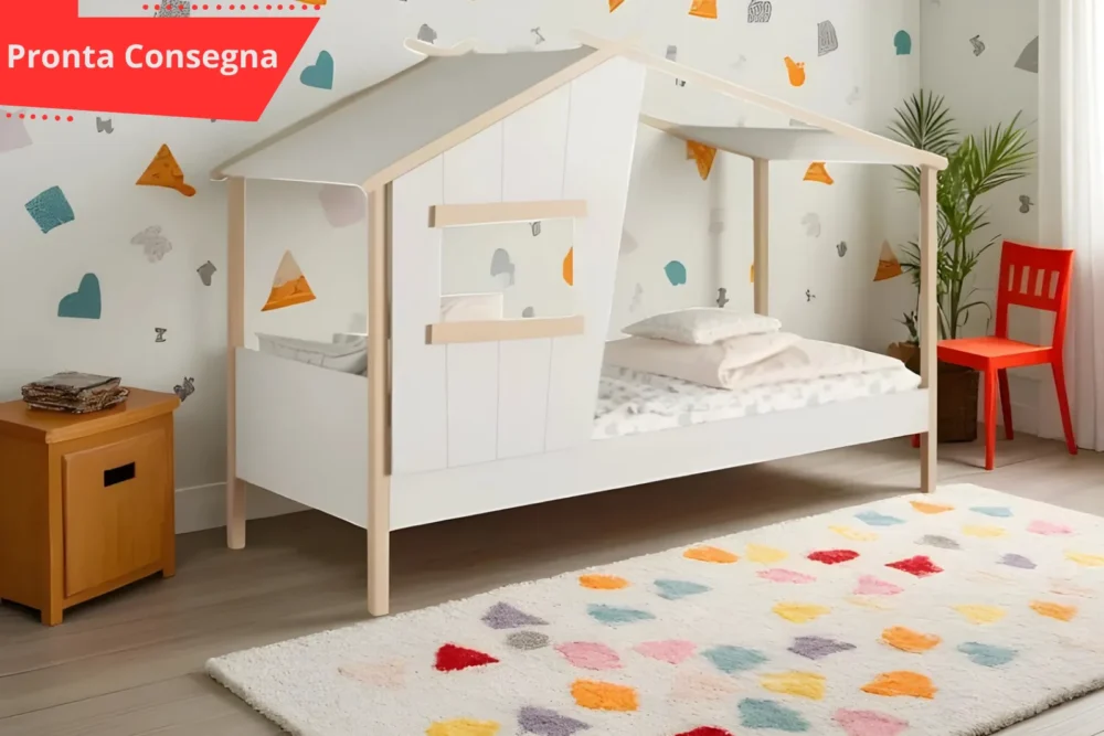 Letto Lubaby singolo legno massello