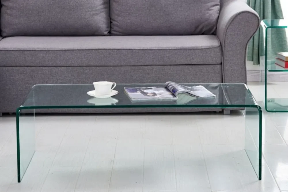 Tavolino Salotto Cedro vetro temperato