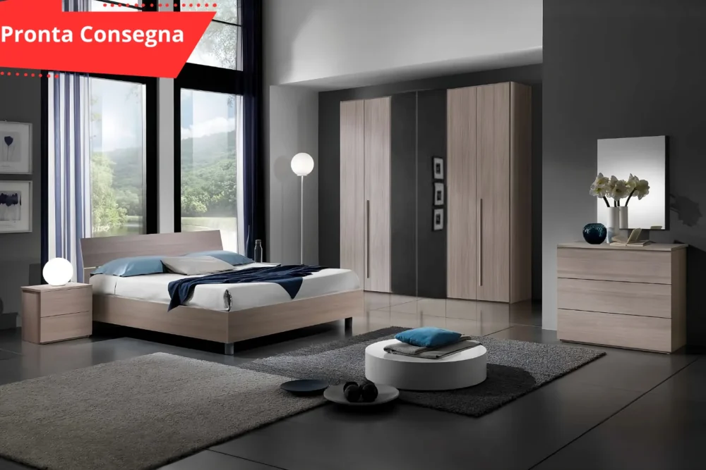 Camera letto Roberta Olmo Battente con specchi Pronta consegna