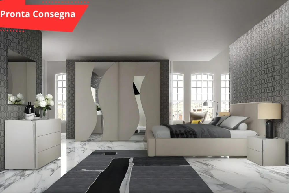 Camera letto con contenitore Alberta Pronta consegna