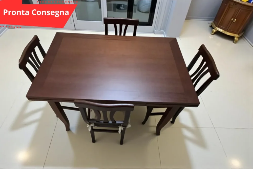 Tavolo + 4 Sedie arte povera