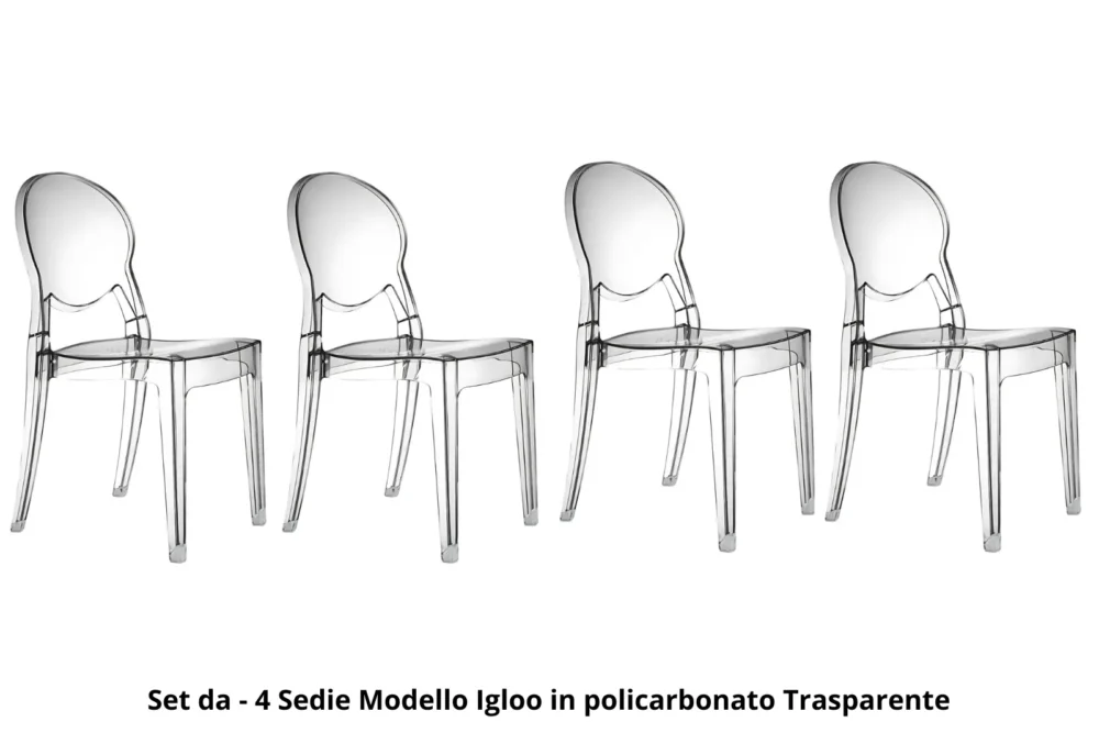 Set - Sedie Igloo 4sb + 2cb