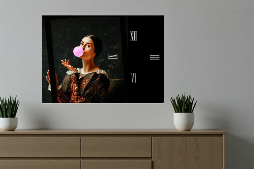 Orologio Dama Bubble - Stampa in vetro