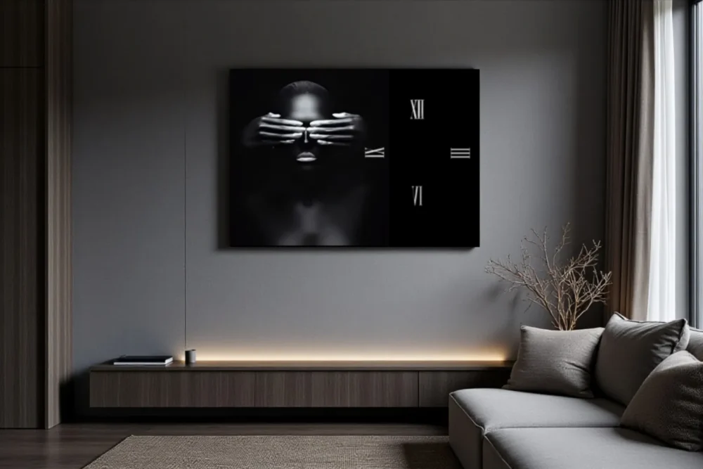 Orologio Quadro Ambrosia - Stampa in vetro