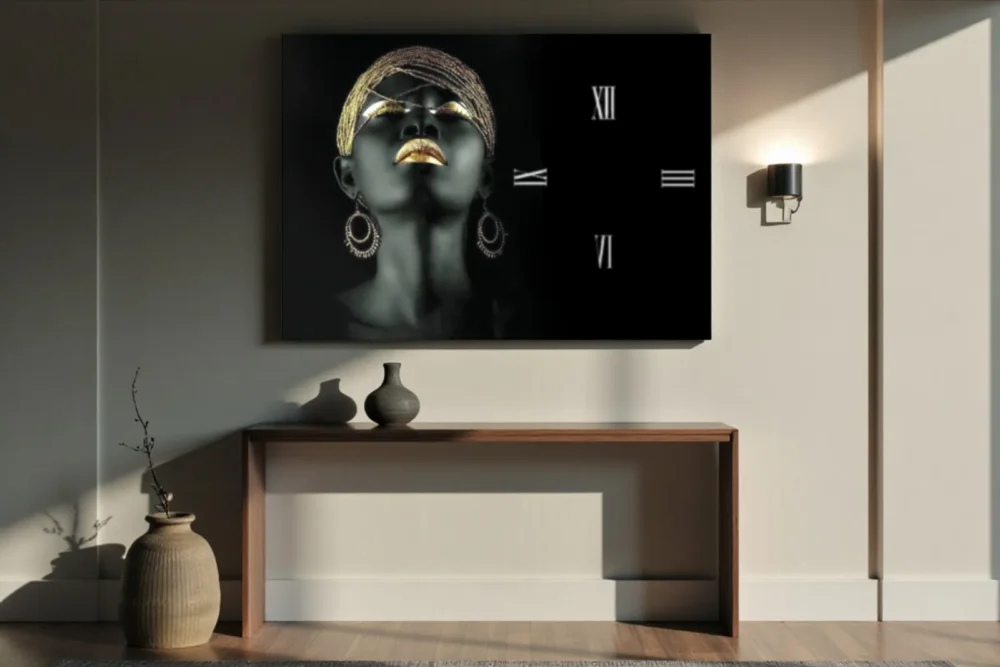 Orologio Quadro Vogue - Stampa in vetro