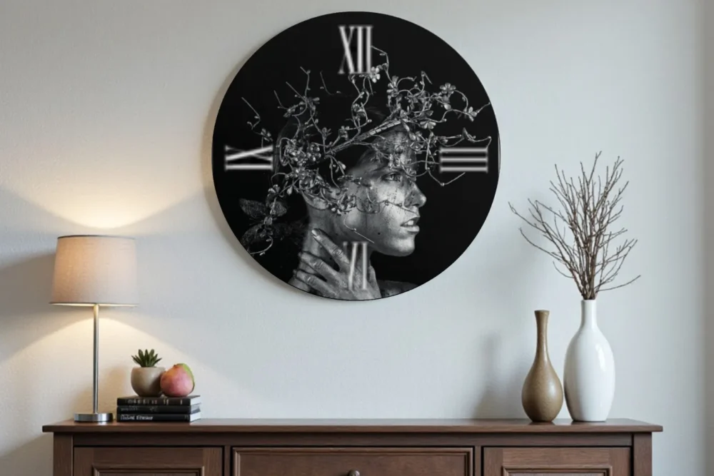 Orologio Tondo Victoria - Stampa in vetro