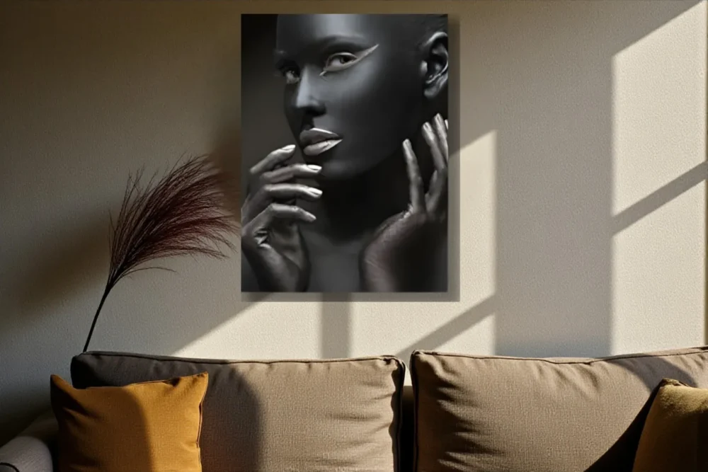 Quadro Egle Silver - Stampa in vetro