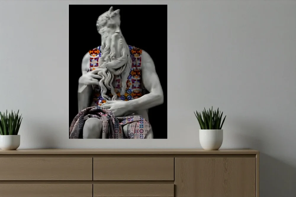 Quadro Nero Mosè