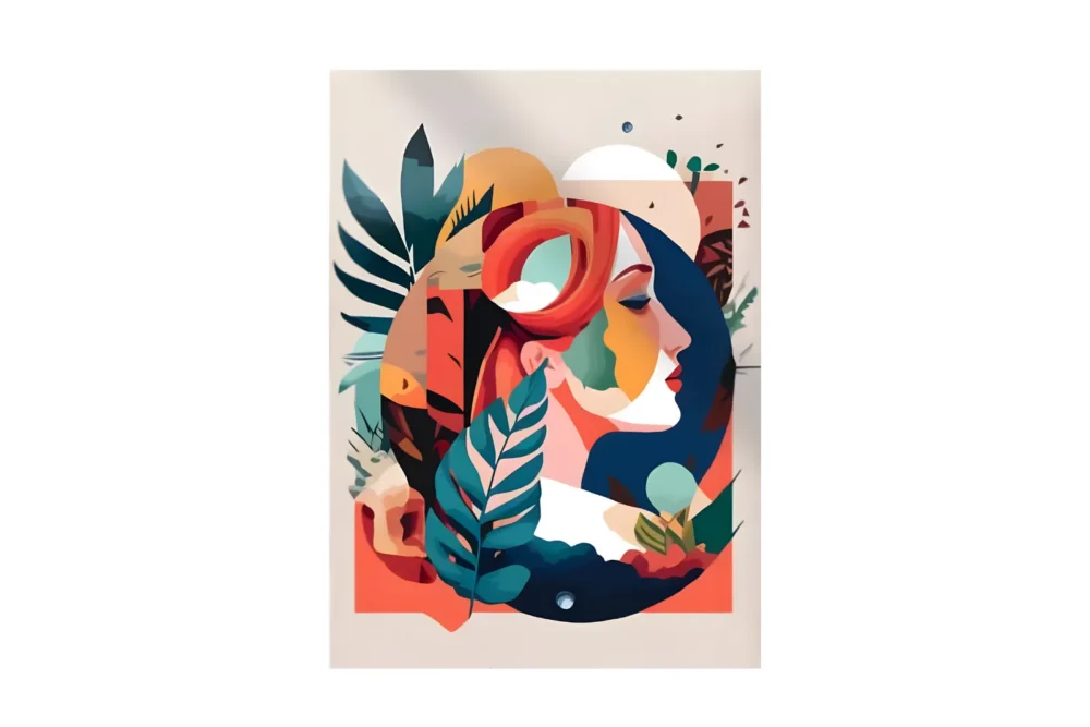 Zoom Quadro Blu Geisha