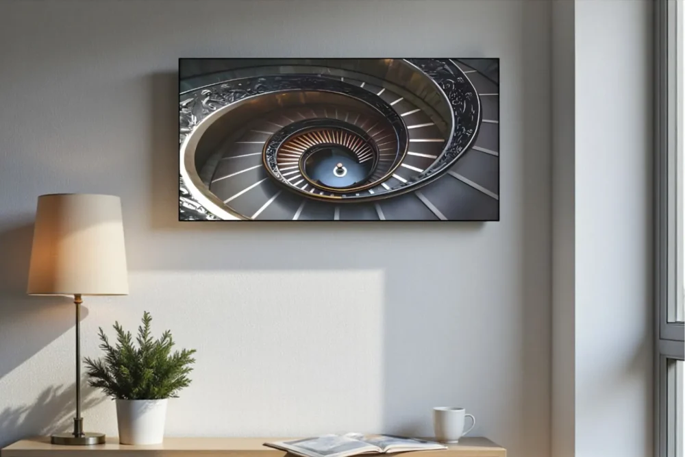 Zoom Quadro Scala del Bramante - Stampa