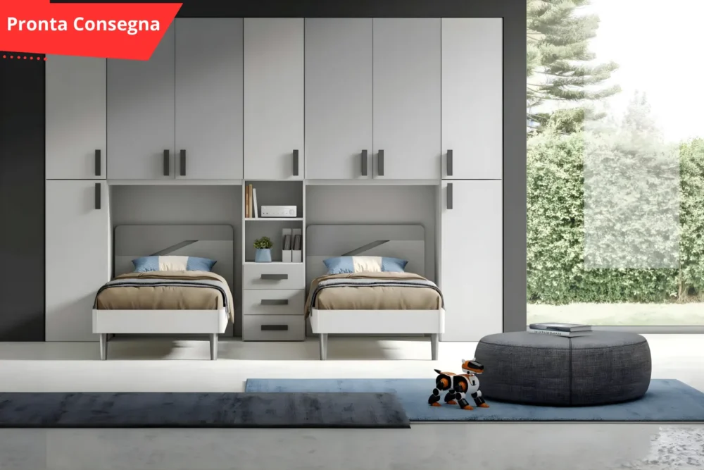 Cameretta Doppio Ponte - Perla Pronta Consegna