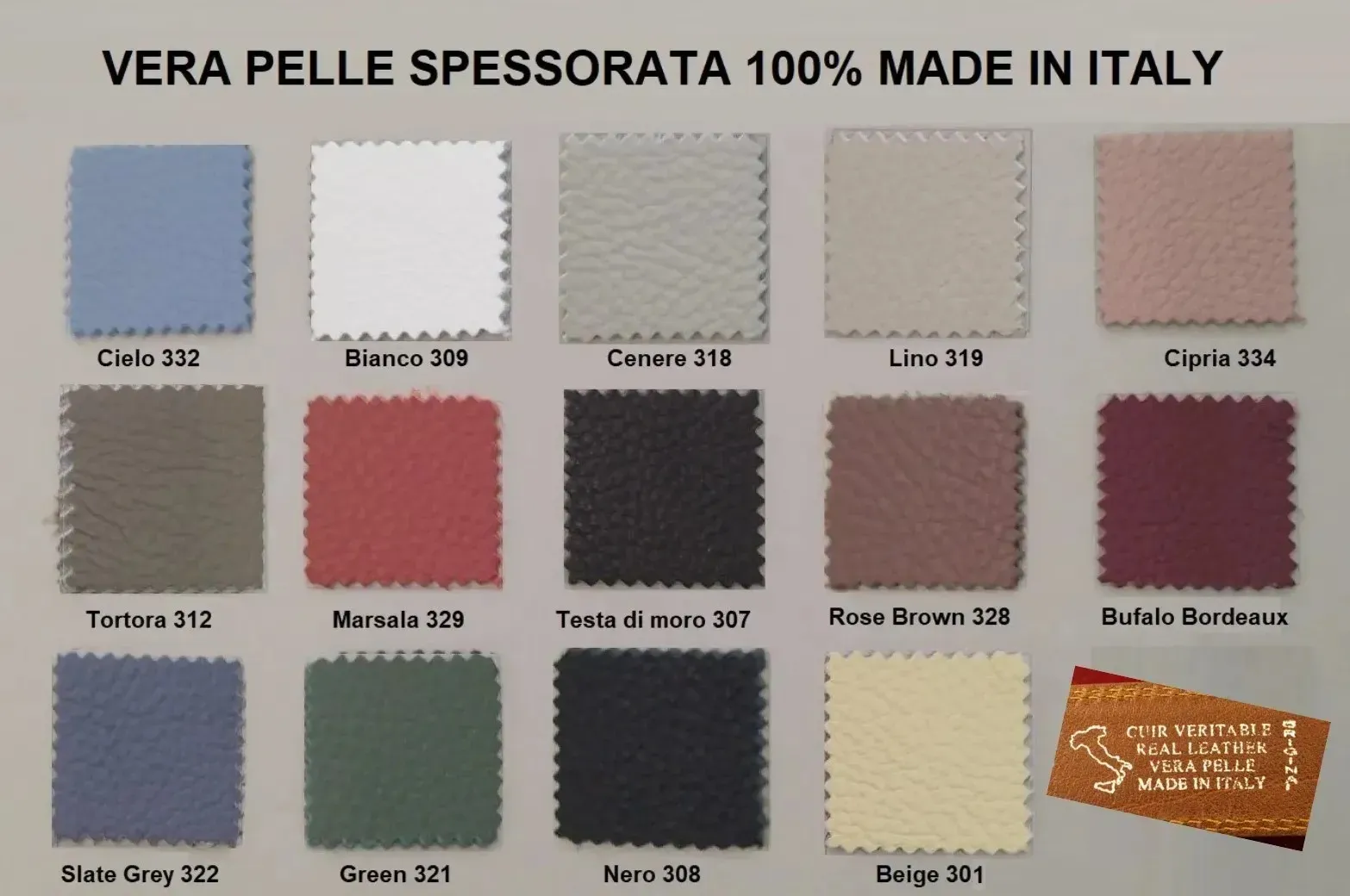 Colori Tancr. 2026 okok pelle