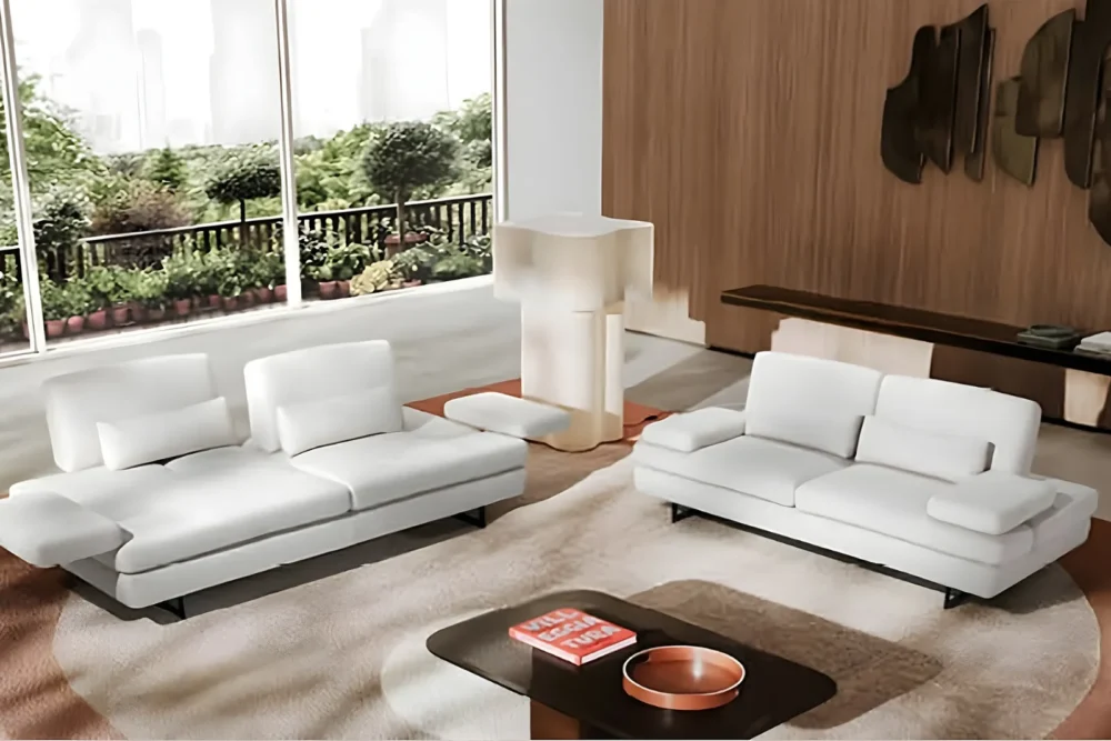 Coppia Divani 3+2P Nuvola Tessuto Antimacchia