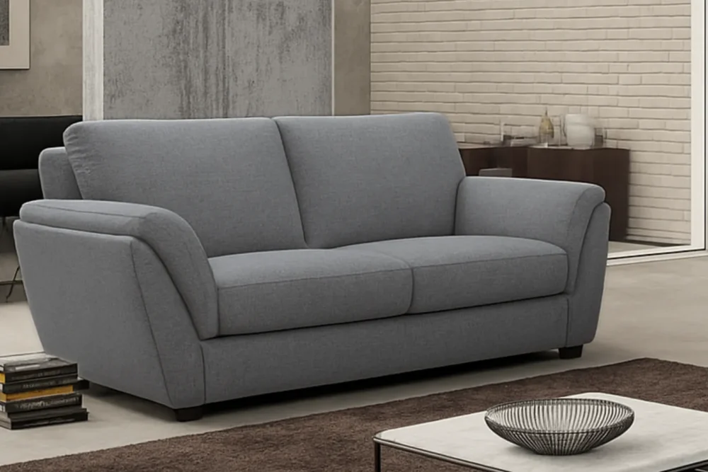 Divano 2 Posti Oliva Tessuto