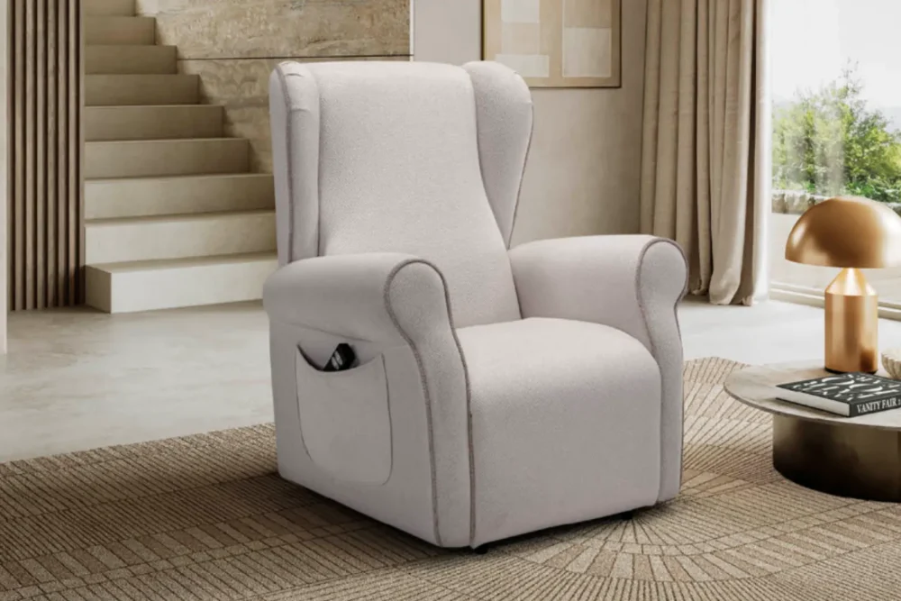 Poltrona Haiti 2motori Tessuto Antimacchia