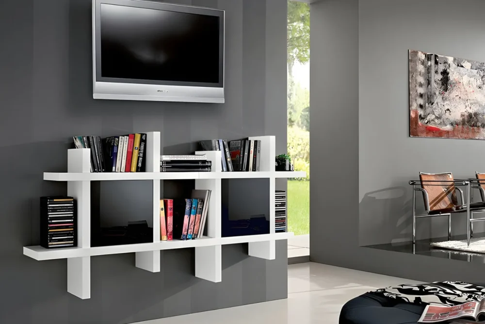 Ingresso/Libreria Alba composizione Bianco