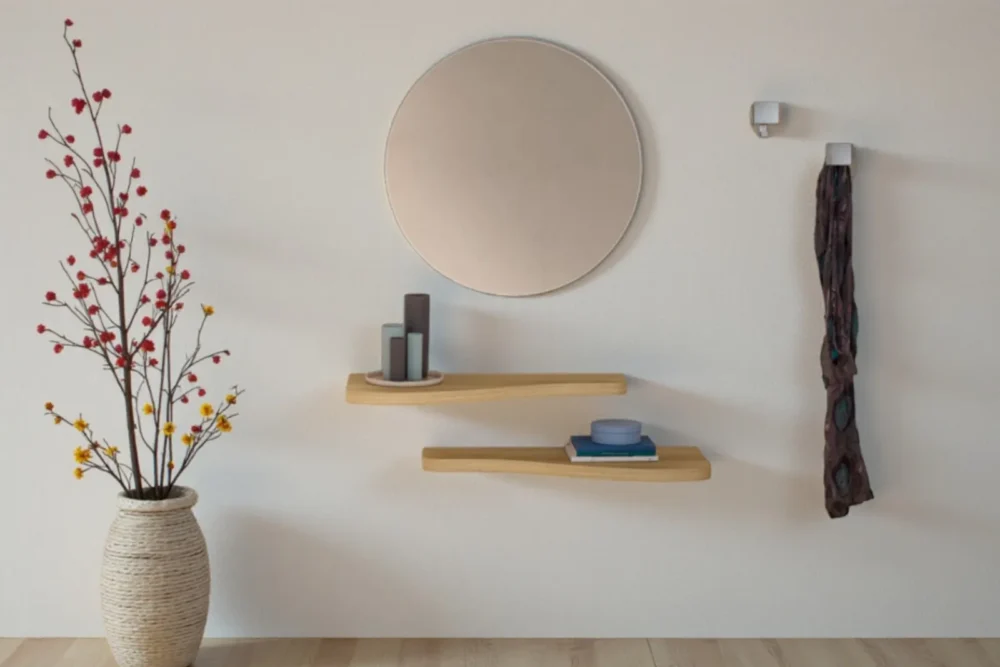 Ingresso Nancy composizione specchio grande tondo La Primavera