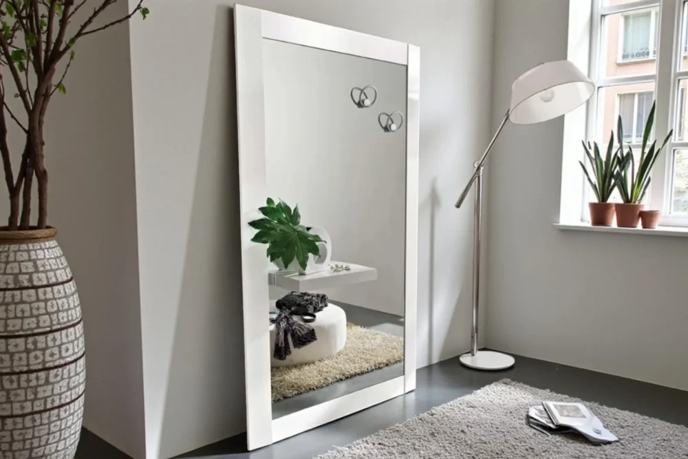 IngressoSpecchiera Jessica composizione con mensola Bianco