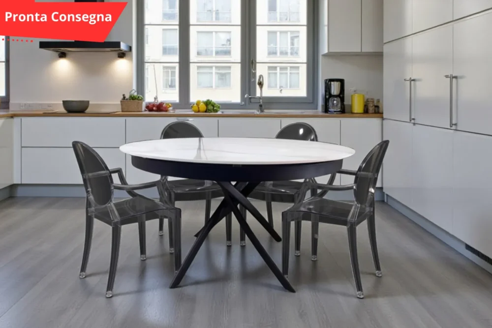 Tavolo Allungabile Rodi Ceramica Diametro 130