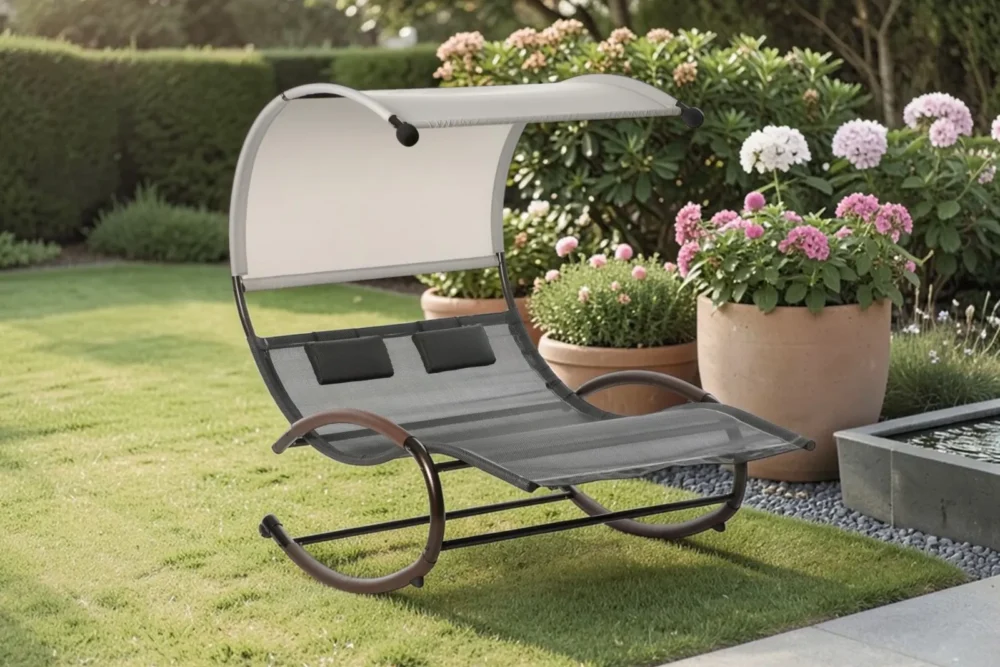 Lettino Rocking Lounge doppio a dondolo