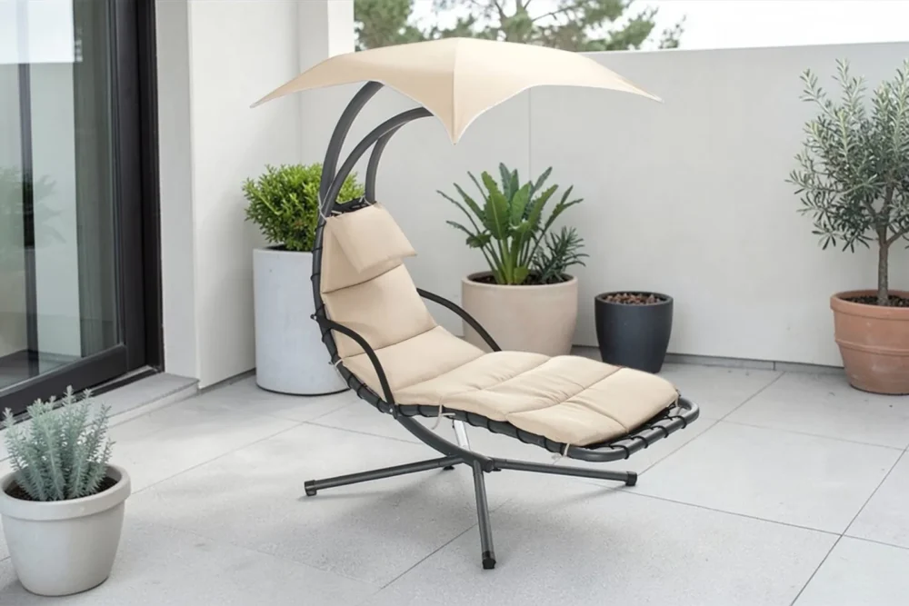 Poltrona Sospesa Siesta con parasole