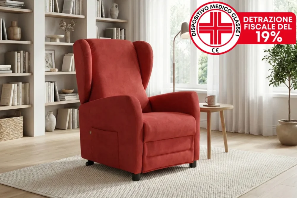 Poltrona Victoria alzapersona relax 2motori-roller system