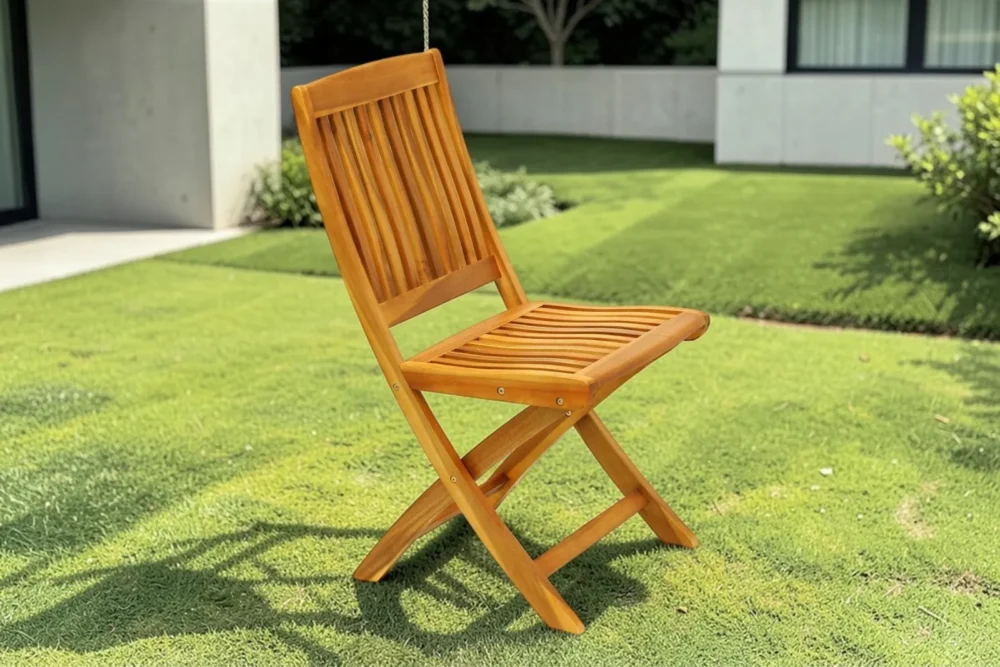 Sedia in legno Dawei pieghevole