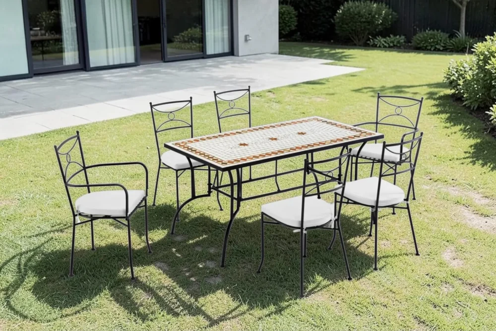 Set tavolo + 6 sedie Norwich 200