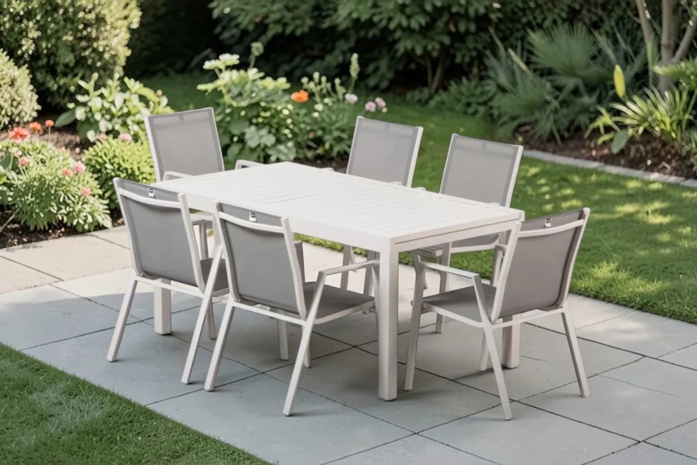 Set tavolo allungabile + 6 sedie Lisbona