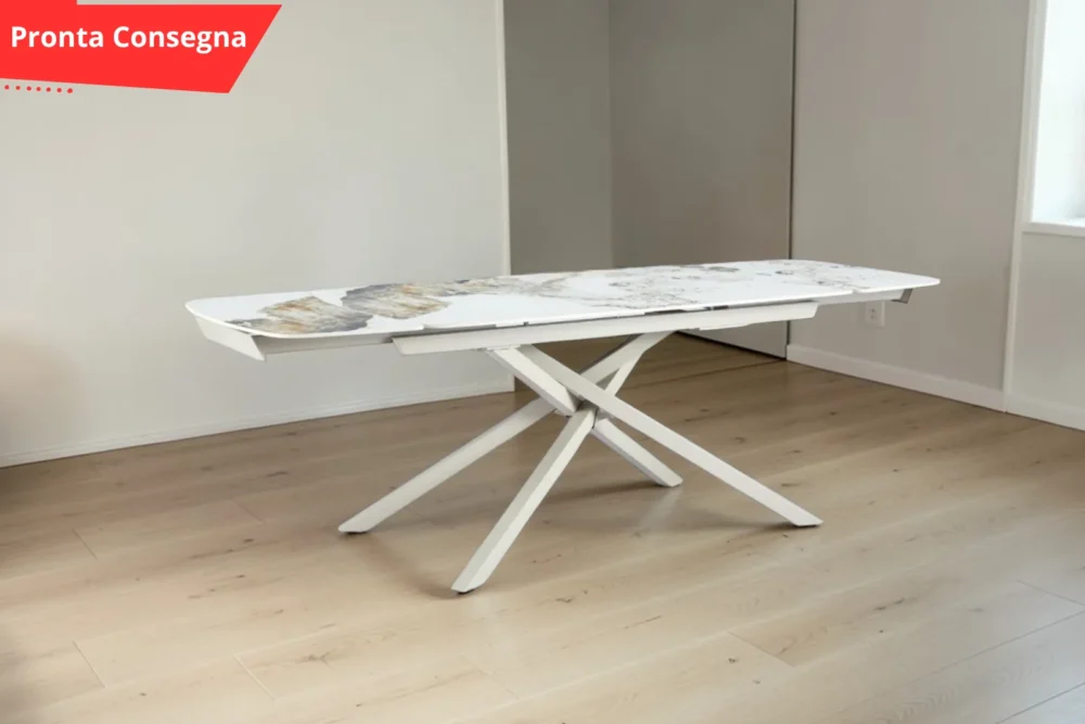 Tavolo Zoe Crema - Piano in Marmo Pronta consegna