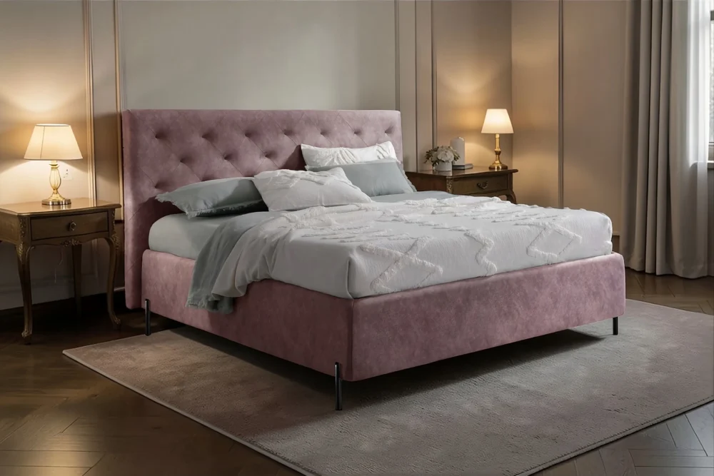 Zoom Letto Matrimoniale Pity con contenitore