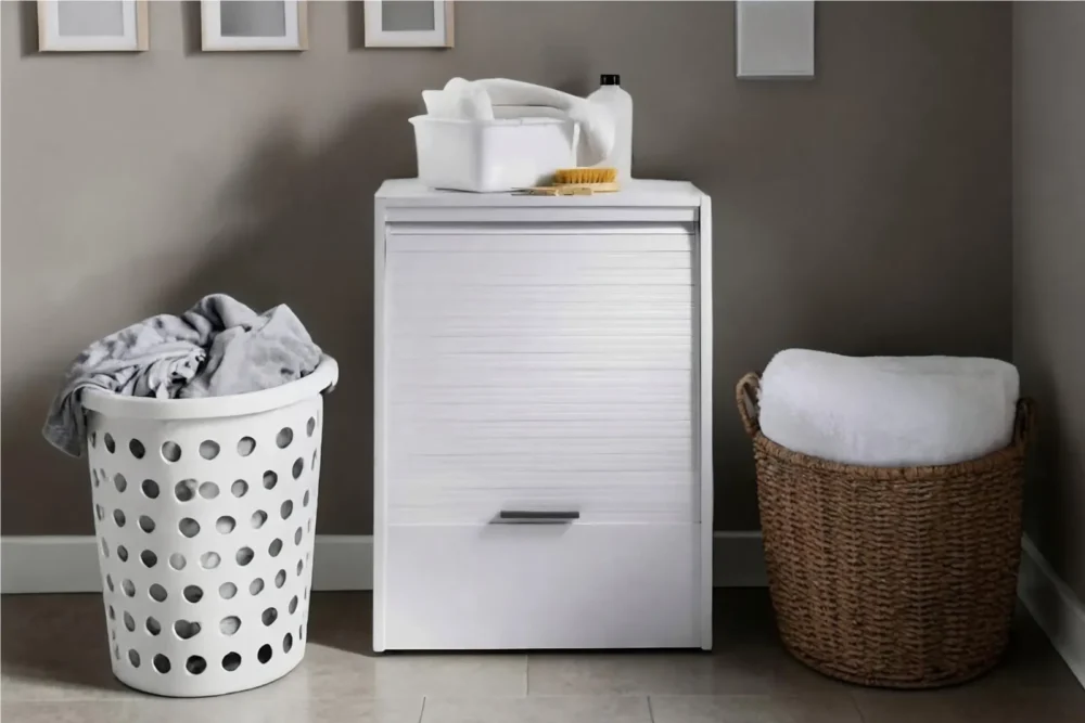 Coprilavatrice Nova a serranda verticale visuale frontale