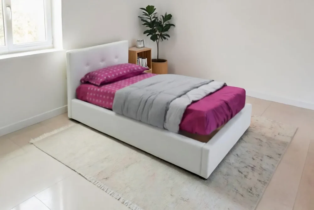 Letto Una Piazza e Mezzo Fiorella con contenitore